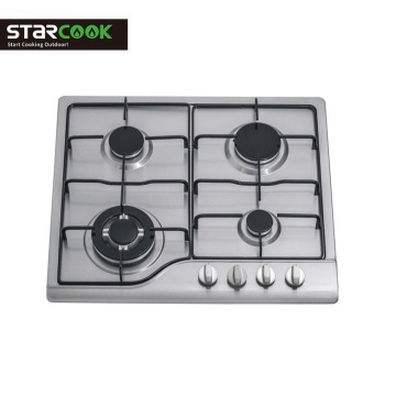 Home Appliance 4 SABAF Burner Stainless Steel Table Built-in Gas Stove